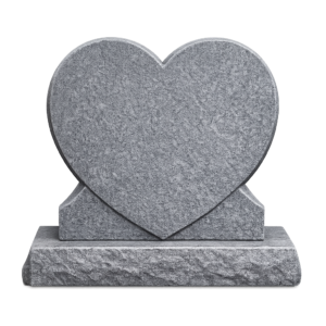 Sírkő – szív formátum